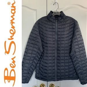 BEN SHERMAN Men’s Puffer Jacket (Gray)